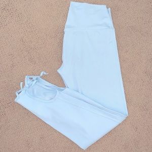 Nike Yoga Dri-fit Baby Blue Leggings - Size L